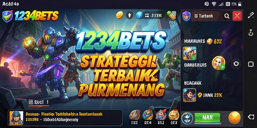 Screenshot utama menampilkan gameplay mendebarkan di 1234BETS.