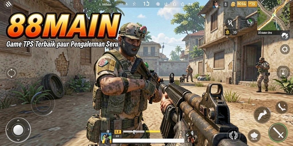 Tampilan gameplay menegangkan dan berstrategi di 88MAIN.