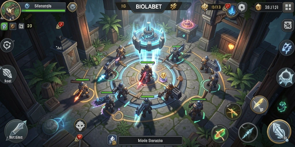 Tampilan gameplay BIOLABET yang mendebarkan dan strategis.