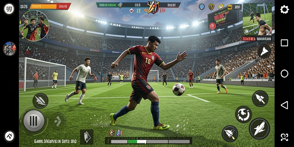 Screenshot gameplay ID678 menampilkan aksi olahraga yang seru dan mengasyikkan.