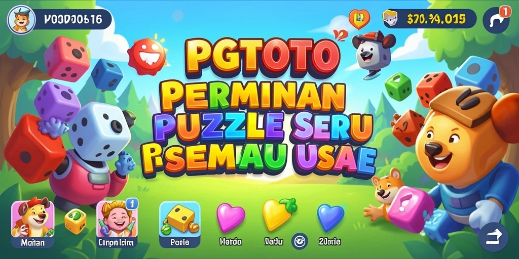 Screenshot PGTOTO menampilkan gameplay puzzle yang mendebarkan.