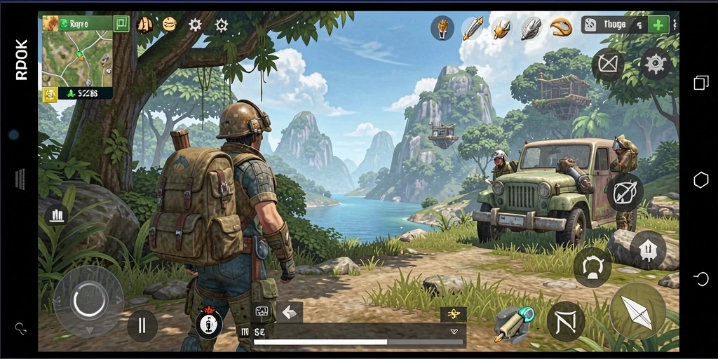 Screenshot RPOK menampilkan petualangan luas dalam gameplay Open World.