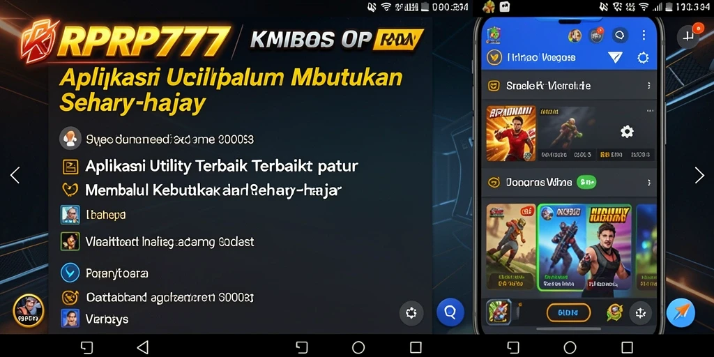 Tampilan antarmuka RPRP777 yang modern dan user-friendly.